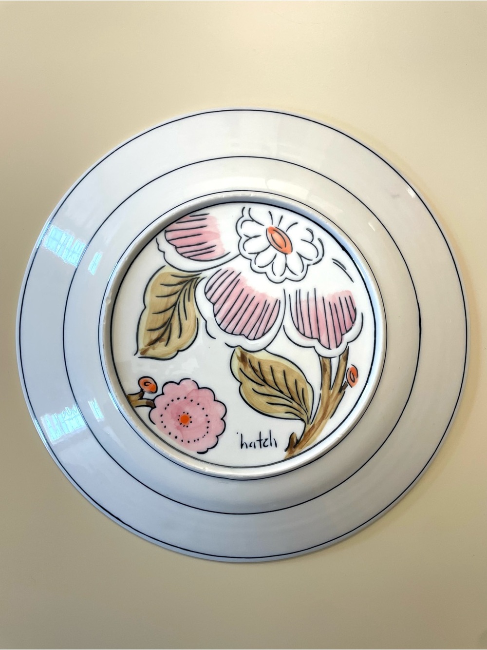 ANTHROPOLOGIE Molly Hatch Floral Dinner Plate 11” - Picture 4 of 5